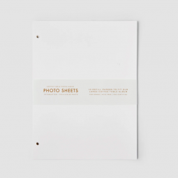 Fotopapper - Large 10 st Vitt